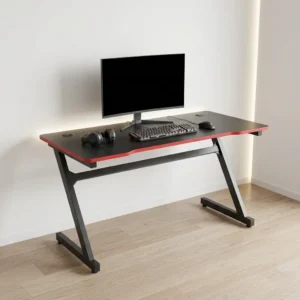 Black Red Gaming Desk
