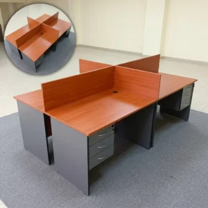 Premium 4-Person Office Workstation