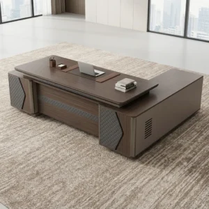2.4m Wooden Executive Desk
