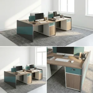 Four Person Cluster Desk