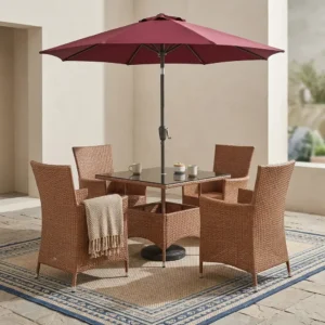 Outdoor Rattan Patio Set