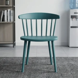 Nordic Teal Spindle Chair